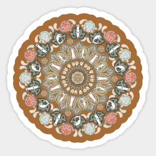 Llama Yoga Mandala Sticker